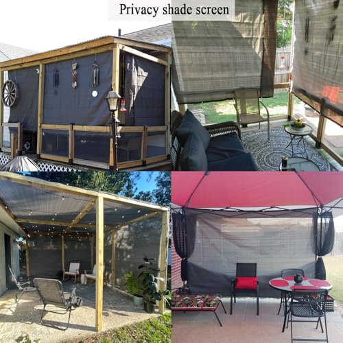 6X20 Ft Shade Cloth for Patio, 90% UV Block, 200GSM Sunshade Fabric