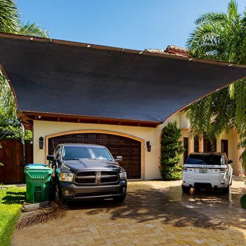 winemana 20x30 FT Shade Cloth for Garden, Mesh Tarp Outdoor Patio Sun Shade