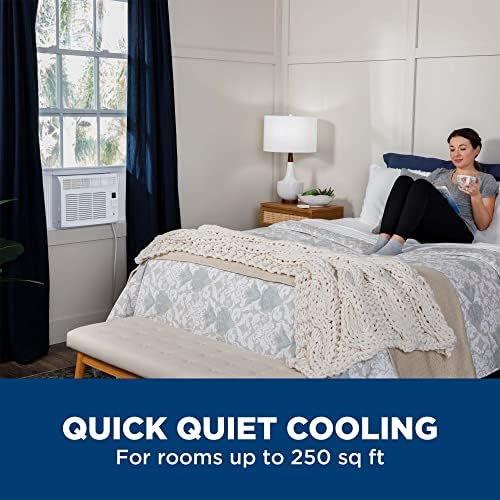 GE Electronic Window Air Conditioner 6000 BTU, Efficient Cooling for Smaller ...