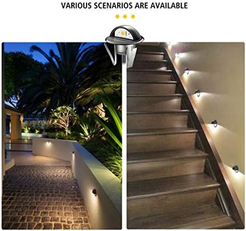 20pcs LED Step Lights Low Voltage IP65 Waterproof Recessed LED Deck Lighting,...