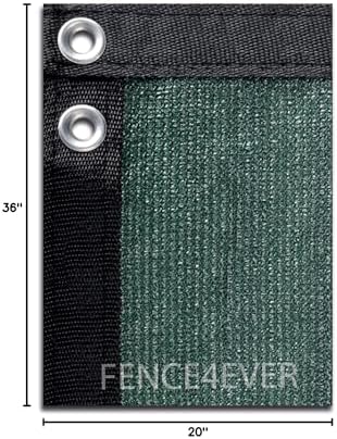 8'x50' 8ft Tall 3rd Gen Olive Green Fence Privacy Screen Windscreen S...