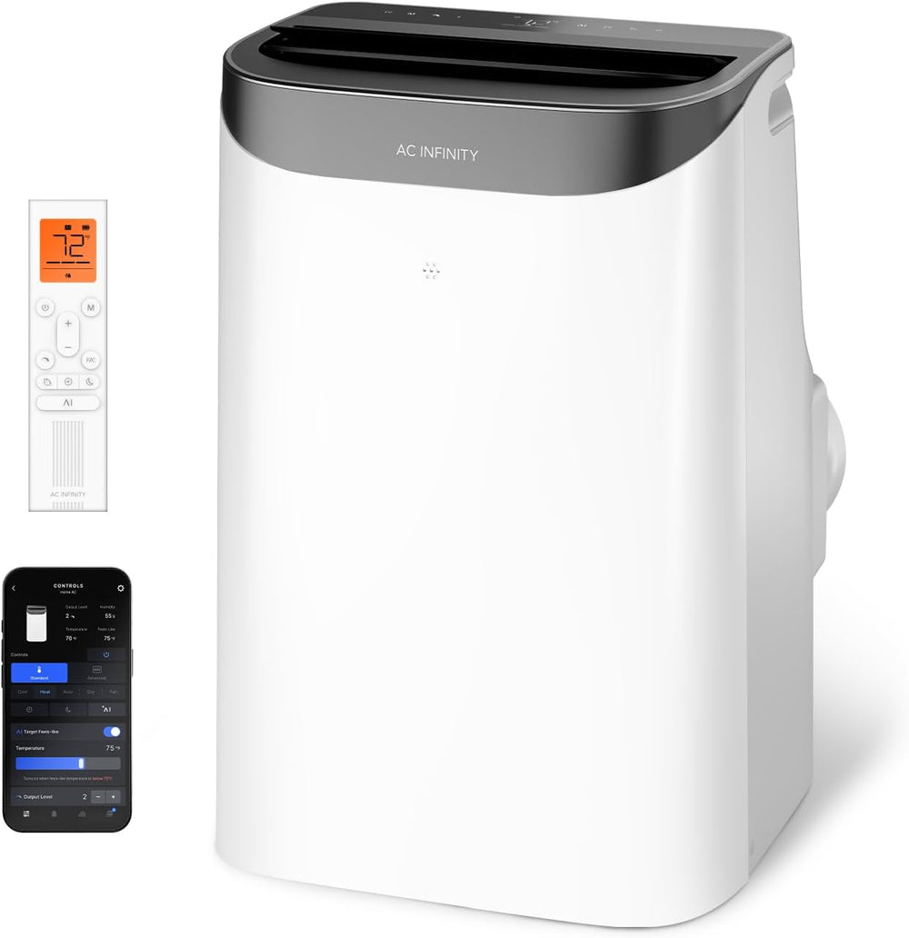 AC Infinity Smart Portable Air Conditioner 5-in-1, All-Season Cool & Heat
