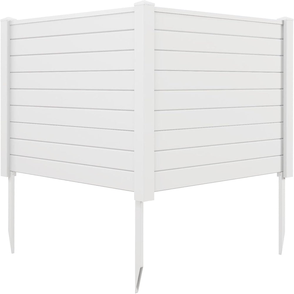 Privacy Screen 2 Fence Panels, 48" x 38" Air Conditioner Screen Tra...
