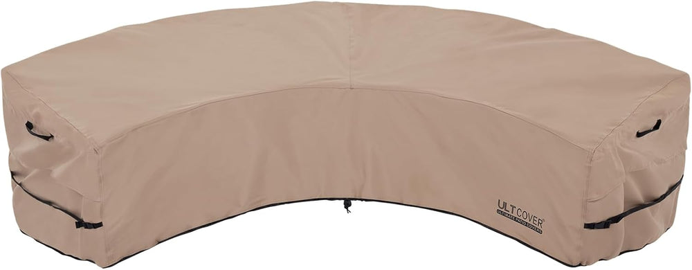 ULTCOVER Waterproof 5-7 Seater Patio Curved Sectional Sofa Cover