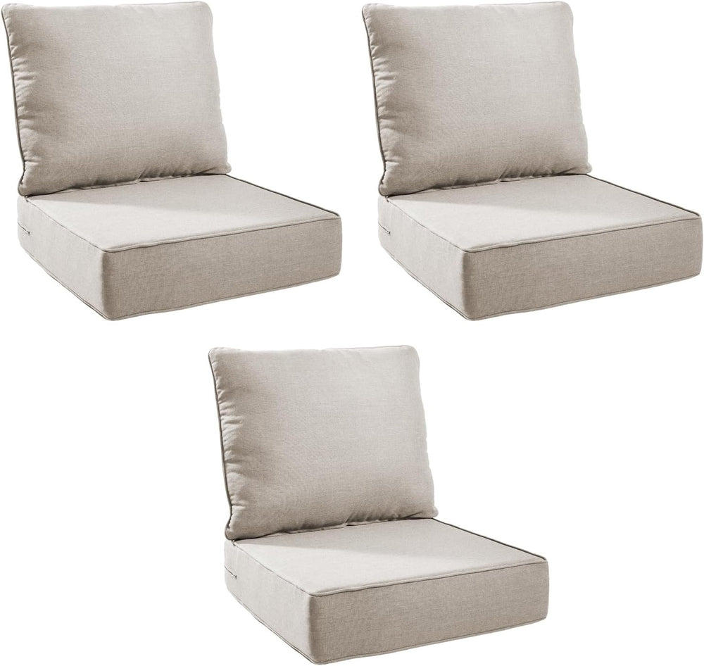 Outdoor Cushion for Patio Furniture - 6" Thick Outdoor Chair Cushions wi...