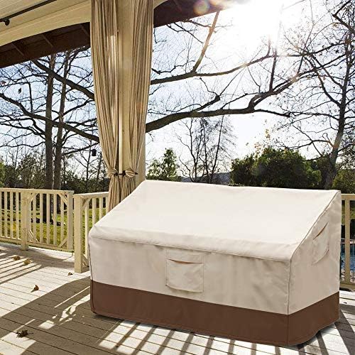Vailge Patio Loveseat Cover 2-Seater & Outdoor Sofa Couch Cover Waterproof