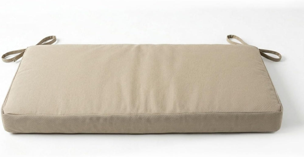 41-inch Outdoor Foam Bench Cushion with Ties