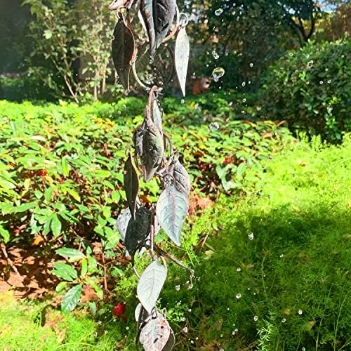 8.5 FT Rain Chain, Rain Chains for Gutters, Metal Rain Chain Downspouts