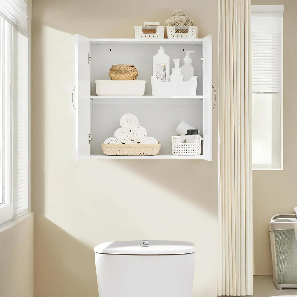 SoBuy Wall Cabinet, Over Toilet Storage Cabinet, Medicine Cabinet with Shelf,...