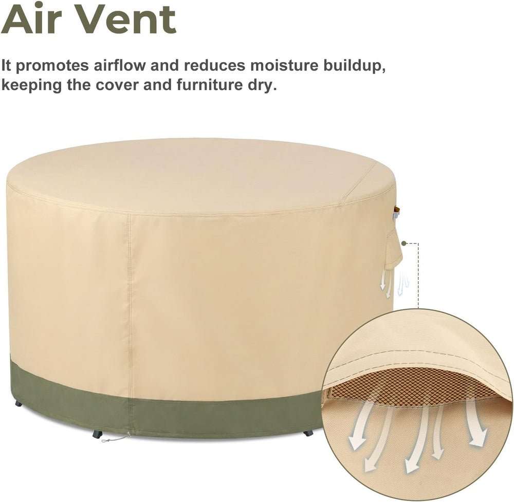 BPS Patio Furniture Cover, Waterproof Sectional Set Cover, 62Dia x 32H