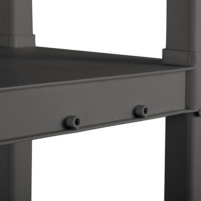Sterilite 4-Pack 4 Shelf Unit, Heavy-Duty Shelving Storage and Utility Rack -...