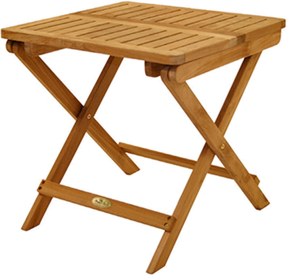 Royal Teak Collection PCTB Folding Picnic Table, Outdoor Side Table, Foldable...
