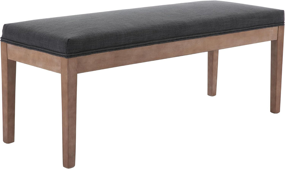 chairus Linen Upholstered Entryway Bench Dining Table Benches Farmhouse Shoe ...