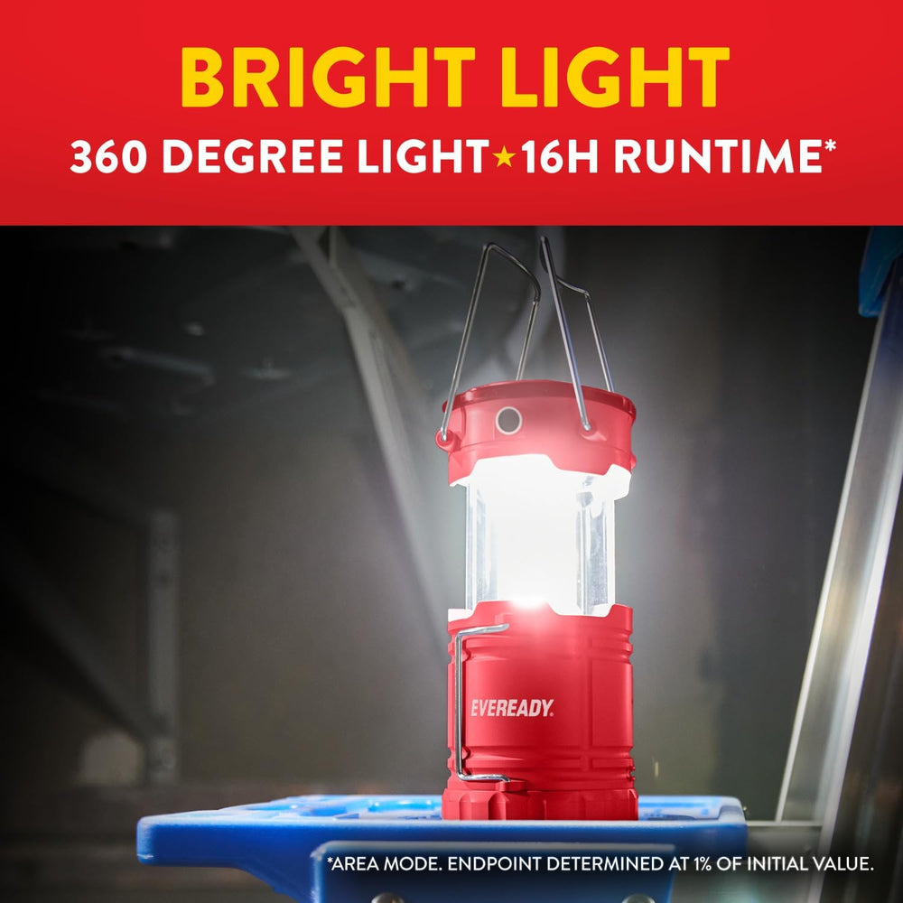 Eveready LED Camping Lantern 360 PRO (3-Pack), Super Bright Tent Lights, IPX4...