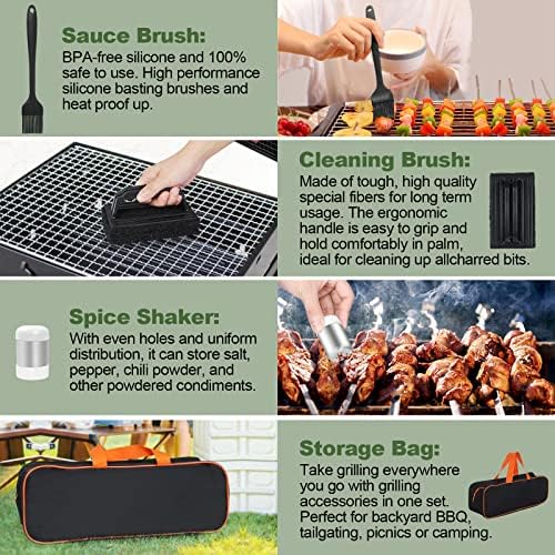 EWFEN 35PCS Griddle Accessories Kit, Flat Top Grill Accessories Set for Black...