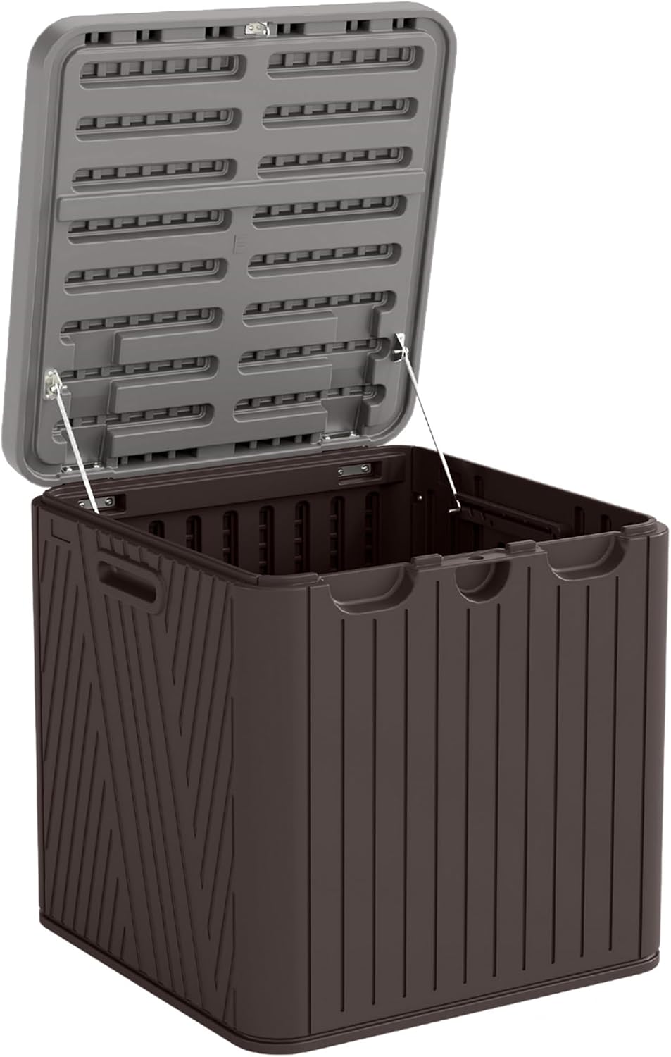 Kingdura 60 Gallon Outdoor Storage Box, Waterproof Resin Deck Box for Indoor ...