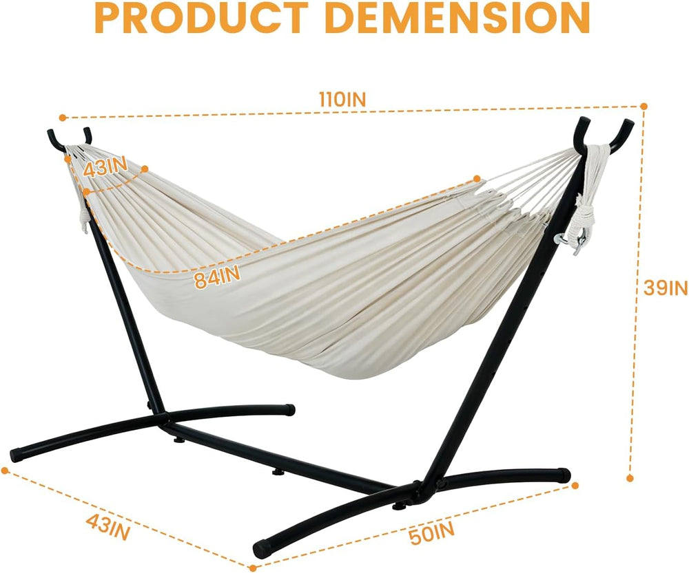 Lazy Daze Portable Hammock with Stand, Free Standing Hammocks for Indoor Outd...