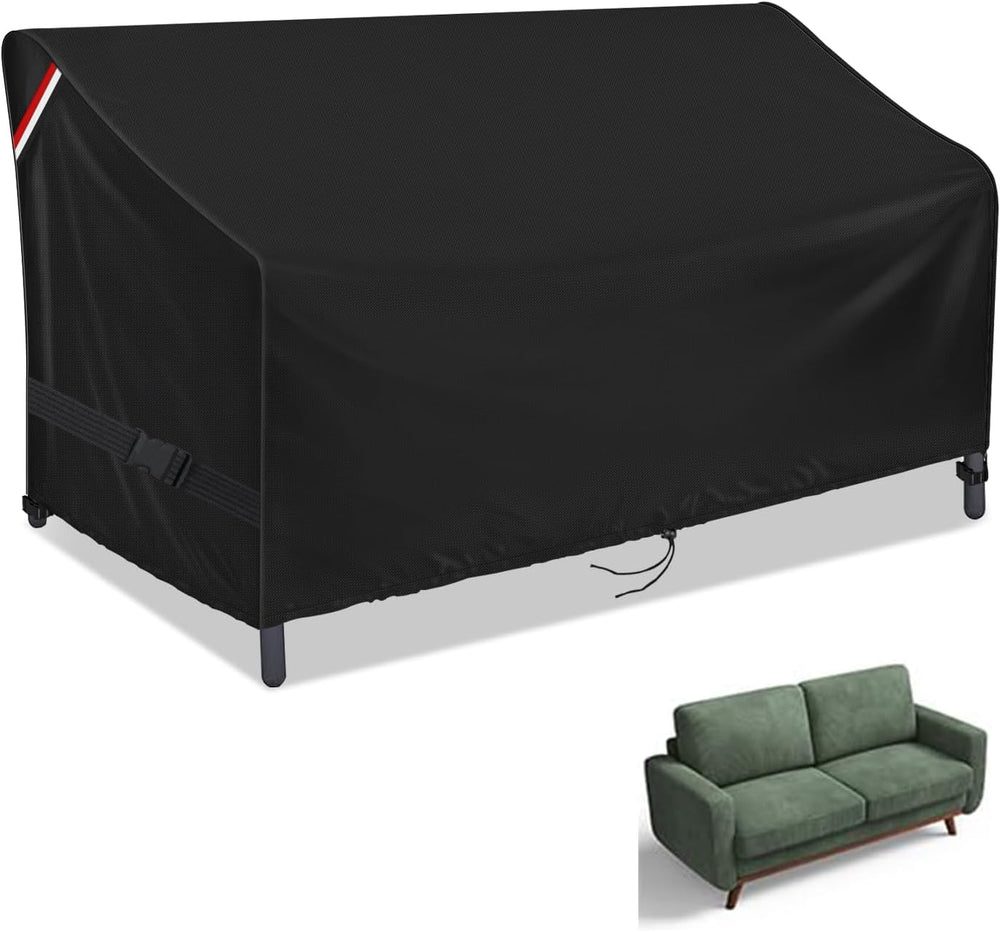 Outdoor Waterproof Sofa Loveseat Glider Cover, 70" L x 38" W x 35&q...