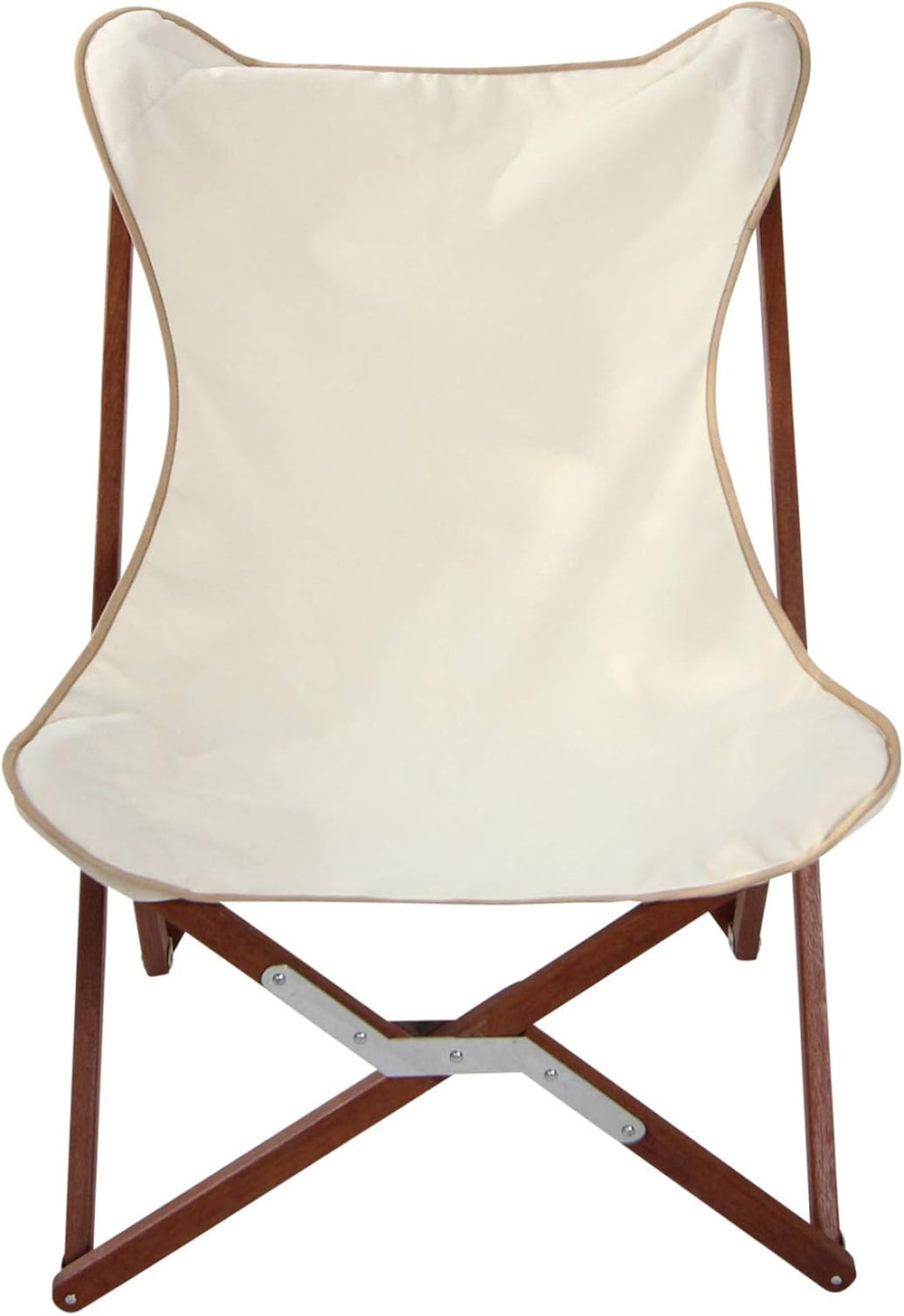 BYER OF MAINE Pangean Butterfly Chair, 34″H × 23″W × 27″D in Natural