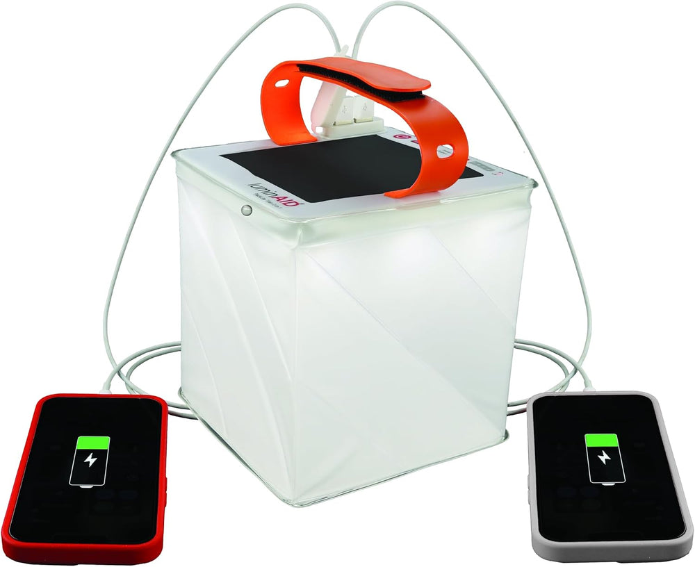 LuminAID Survivor Inflatable Solar LED Camping Lantern & Dual Phone Charger
