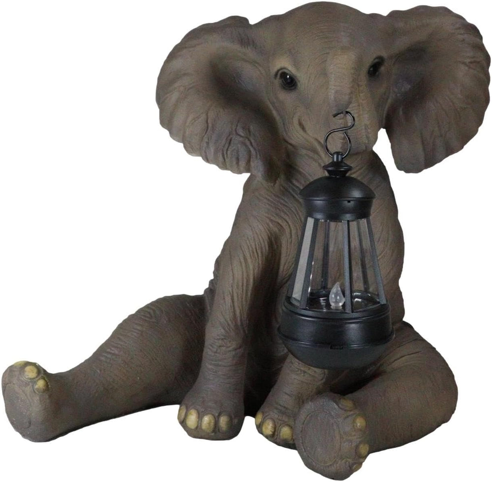 Ebros Safari Savanna Wildlife Animal Melee Adorable Pachy Elephant Statue Hom...