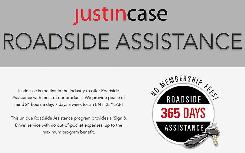 Justin Case Commuter Portable Roadside Emergency Car Kit with Heavy-Duty Jump...