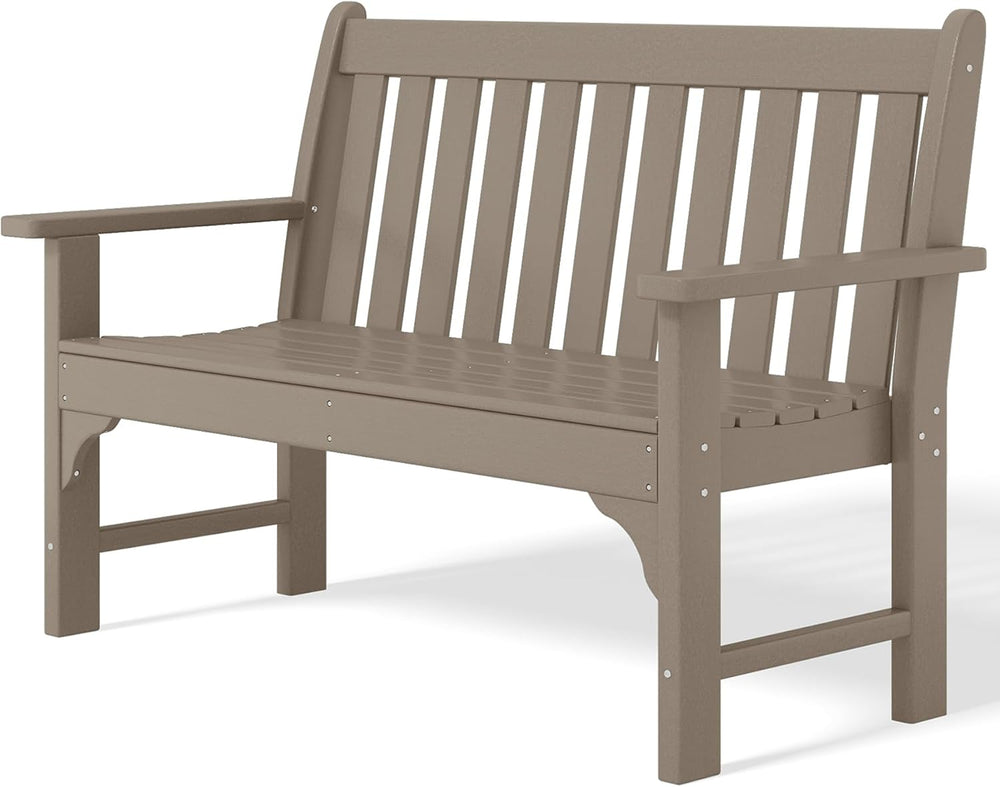 Garden Bench, Farmhouse Park Front Porch for Entryway Bench Outdoor Seating L...
