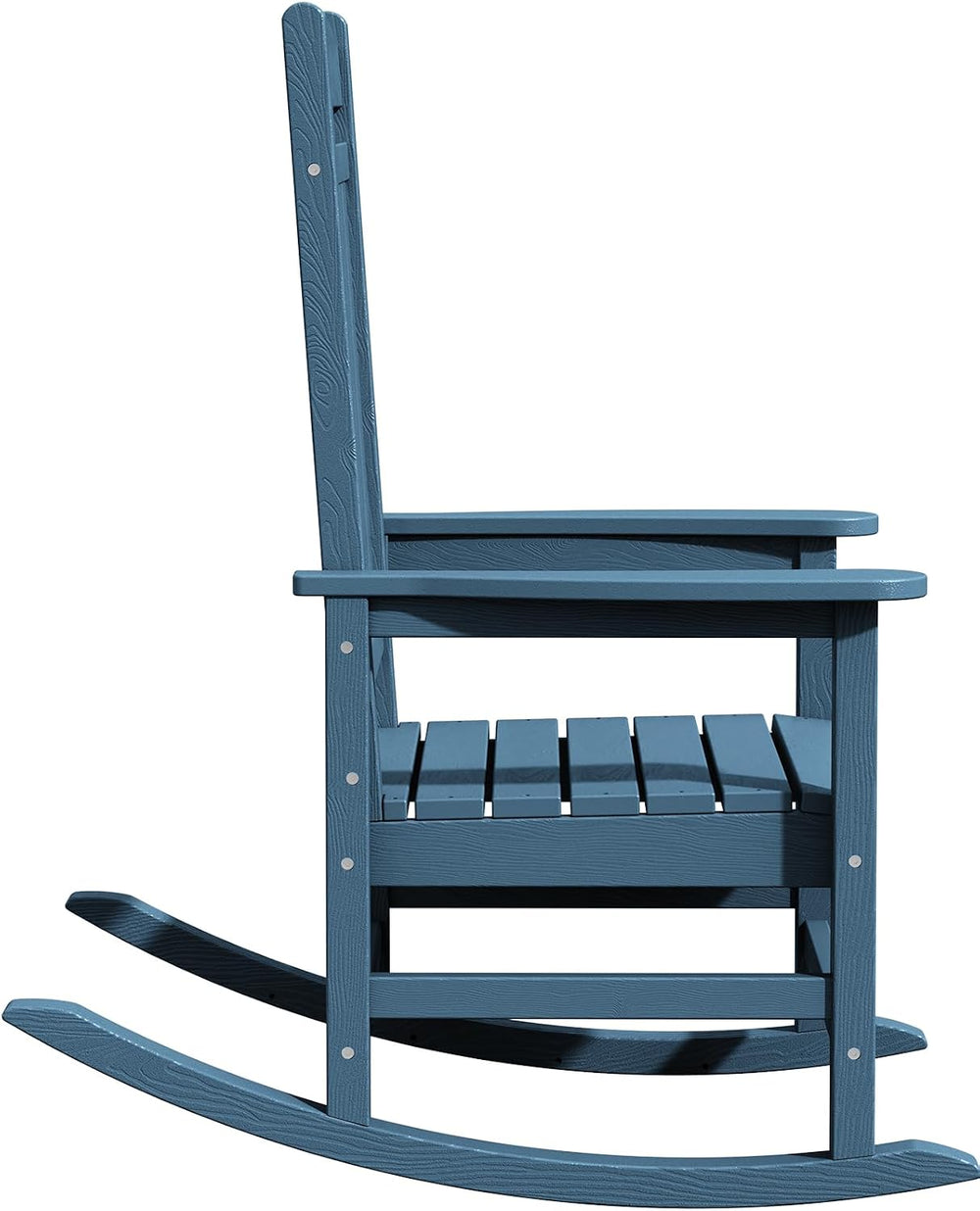Oversized Outdoor Rocking Chair for Adults, Porch Rockers, Blue