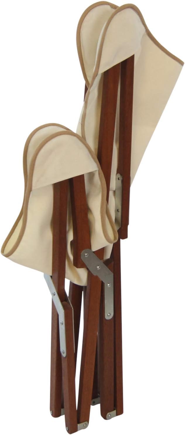 BYER OF MAINE Pangean Butterfly Chair, 34″H × 23″W × 27″D in Natural