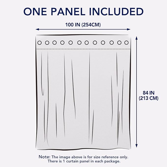 PureFit Outdoor Curtains for Patio Waterproof Weatherproof, UV and Fade Resis...