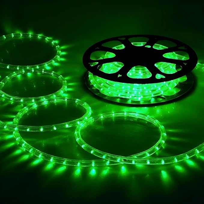 50ft LED Rope Lights Outdoor, 360 LED Connectable and Flexible Tube Lights wi...