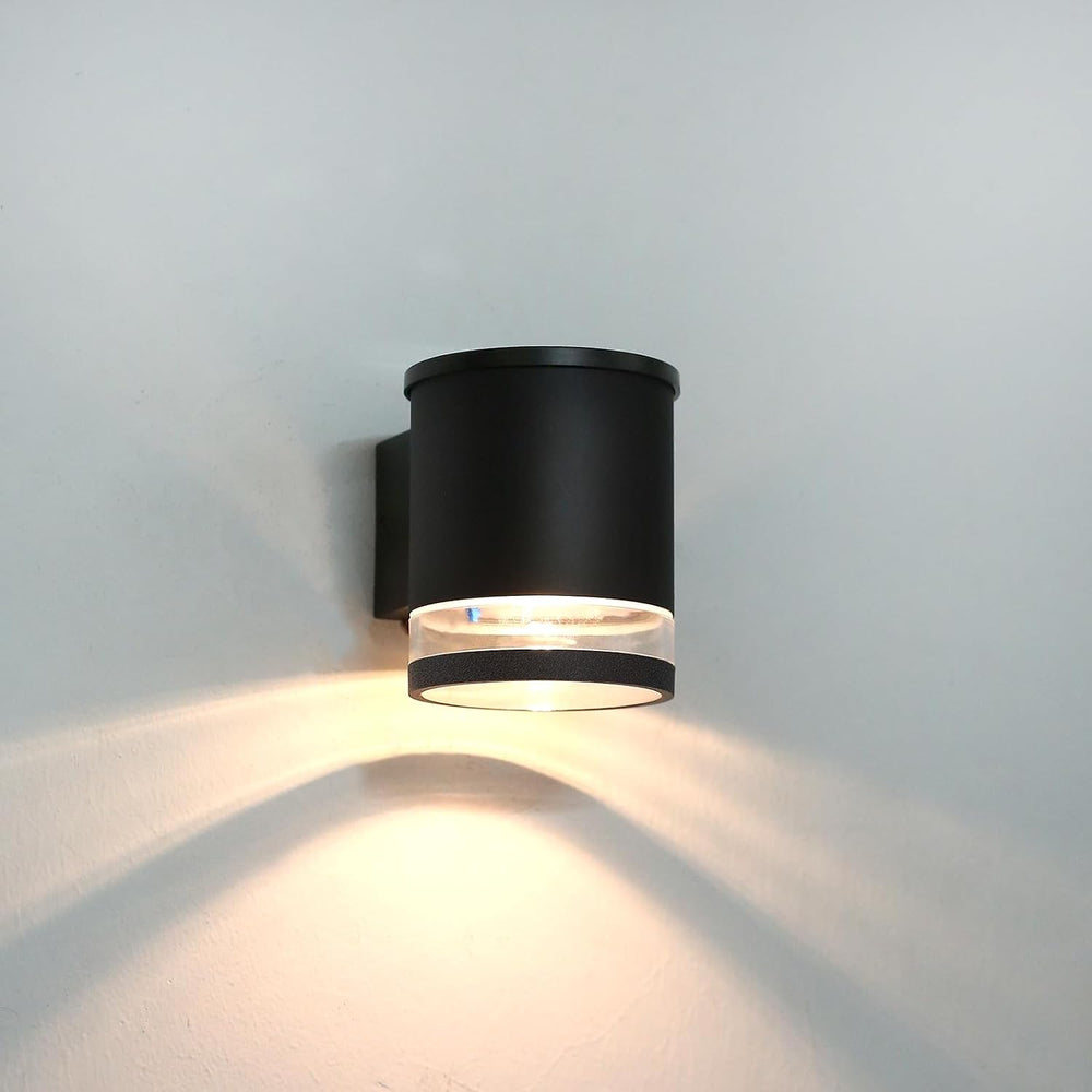 Solar Wall Light Outdoor Dusk to Dawn, Aluminum 3000K Wall Sconce