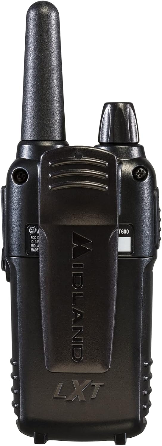 Midland LXT600VP3 FRS License Free Walkie Talkies. Black, 2 Pack