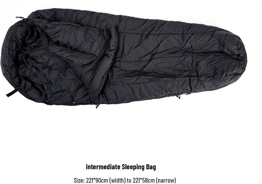 MT Army Military Modular Sleeping Bags System, Multi Layered with Bivy Cover ...