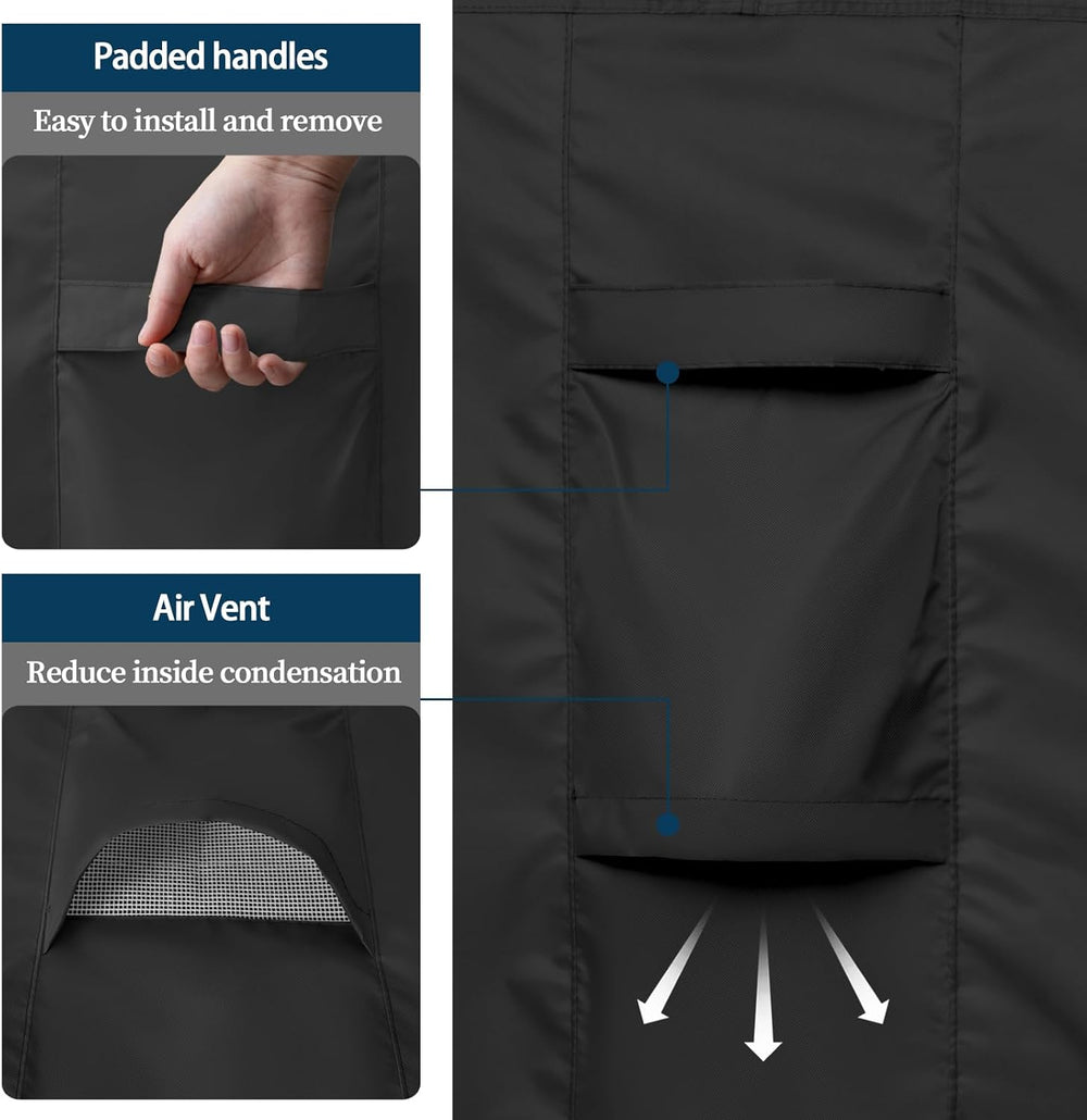 Easy-Going Rectangle Patio Furniture Cover Waterproof Outdoor Dining Table an...