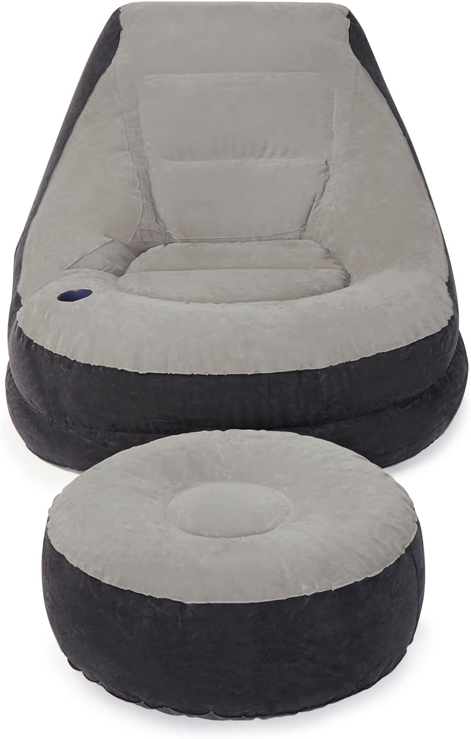 INTEX Ultra Lounge Inflatable Chair with Ottoman Foot Rest, 4-Pack
