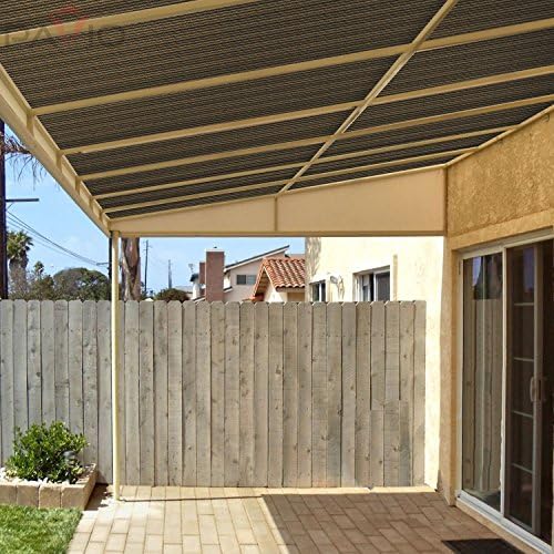 Patio 8' x 15' Sun Shade Fabric Roll 6/8/12 FT Shade Cloth for Patio,...