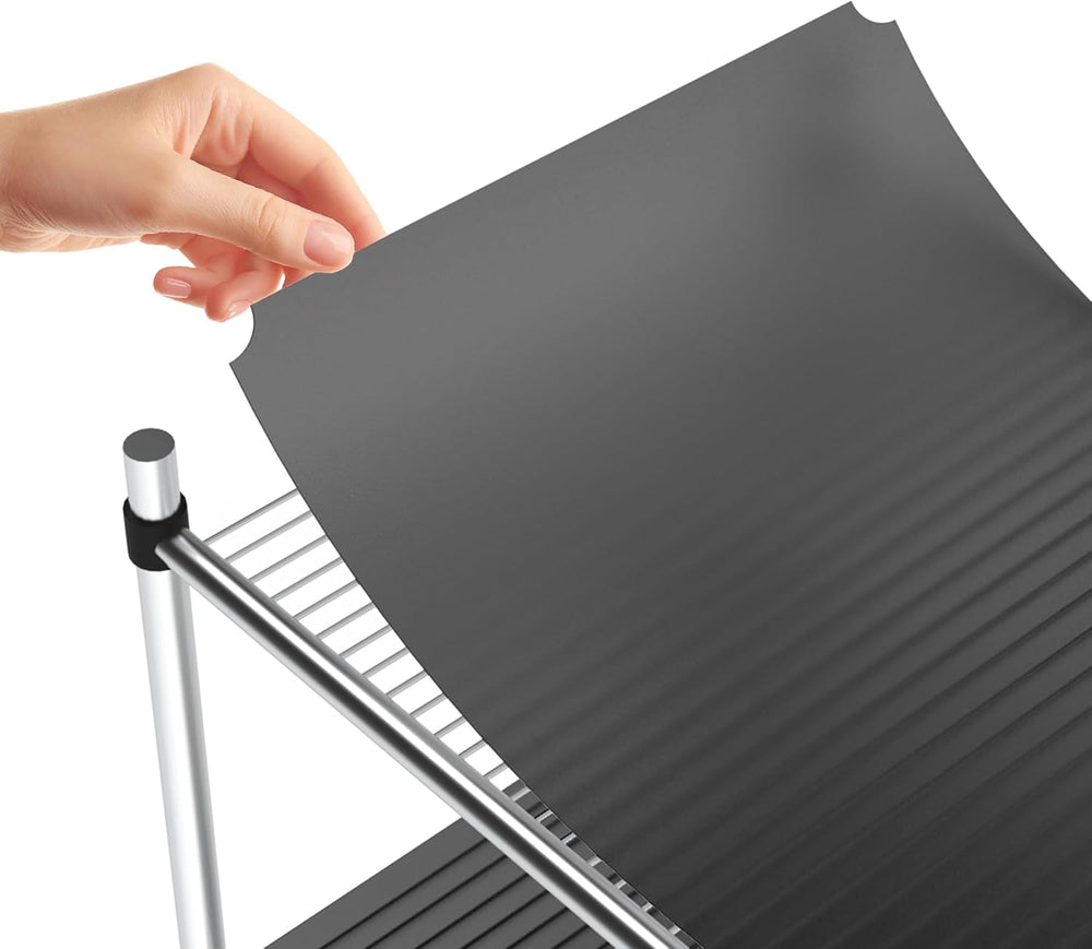 5pcs 14"x30" Plastic Shelf Liners for Wire Shelf Systems