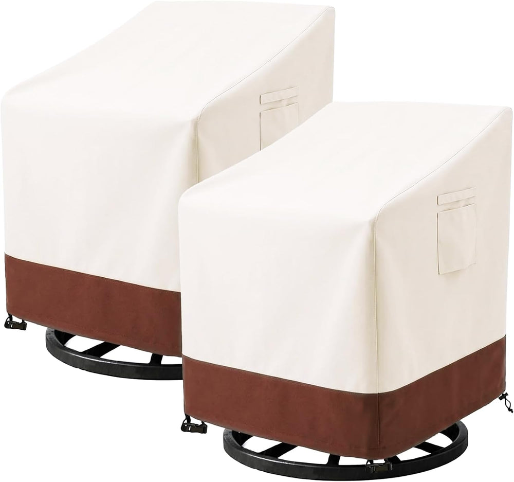 Heavy Duty Outdoor Chair Covers Waterproof-2 Pack Patio Chair Covers for Ourd...