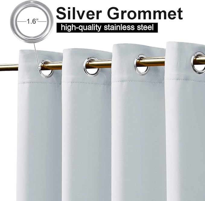 NICETOWN Privacy Outdoor Curtain for Patio Waterproof, Thermal Insulated Sun ...