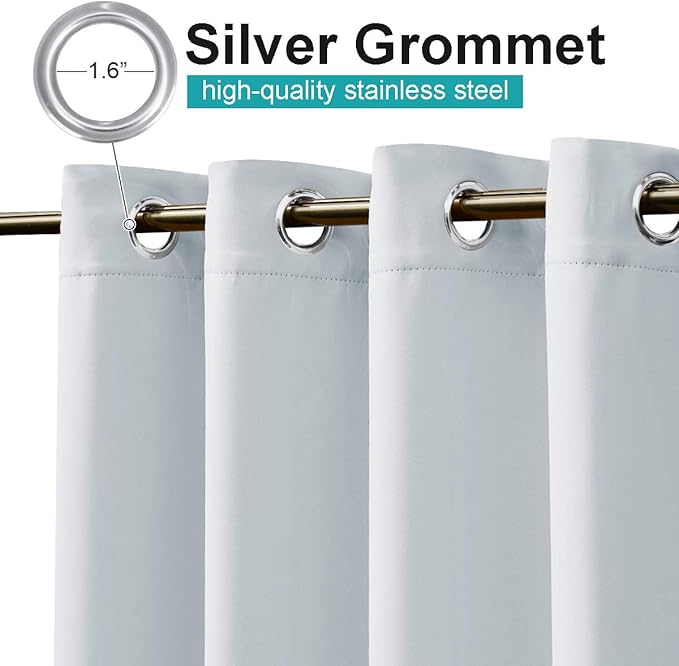 NICETOWN Bedroom Room Darkning Curtain for Patio Privacy, Thermal Insulated G...