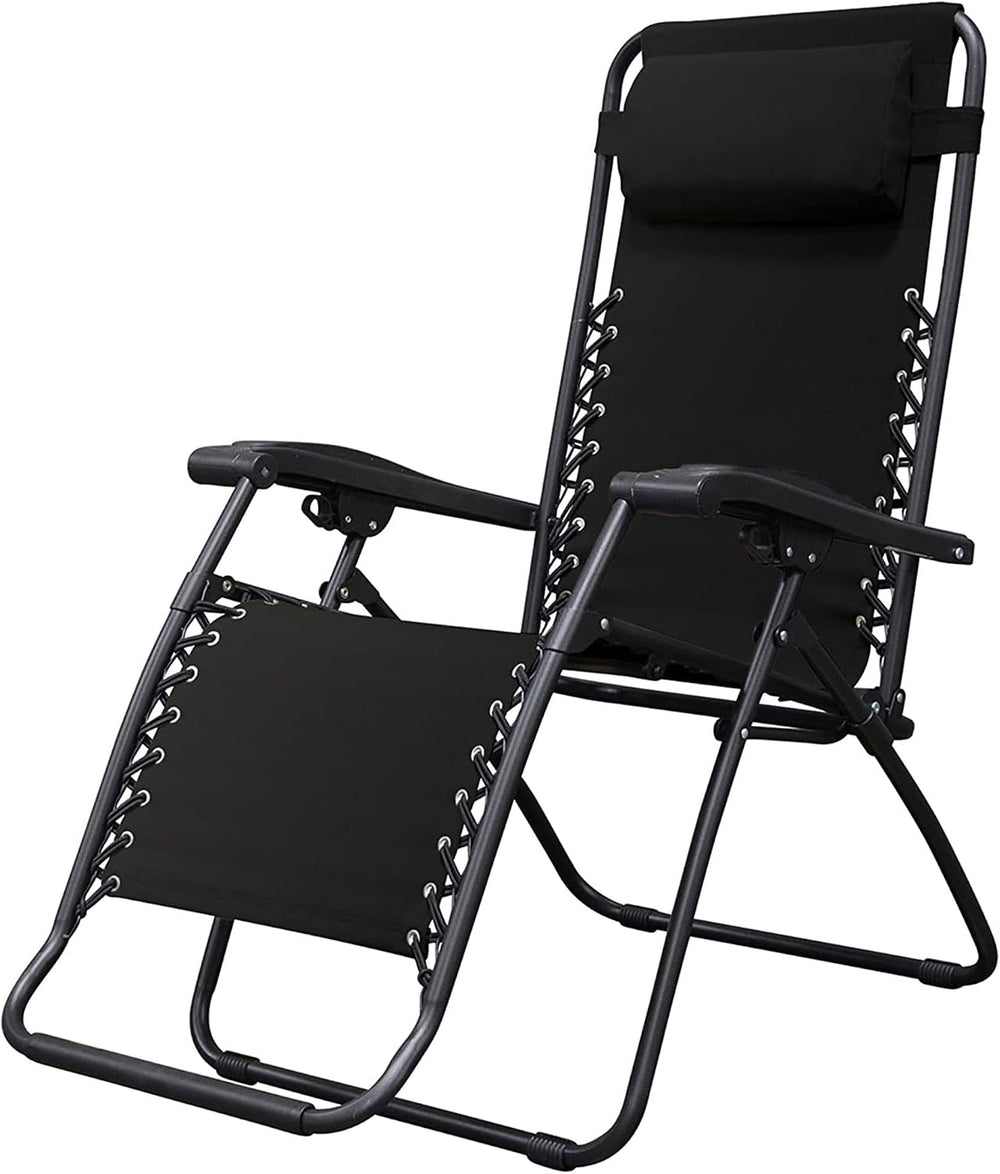 Caravan Sports Zero Gravity Outdoor Portable Folding Camping Lawn Deck Patio ...