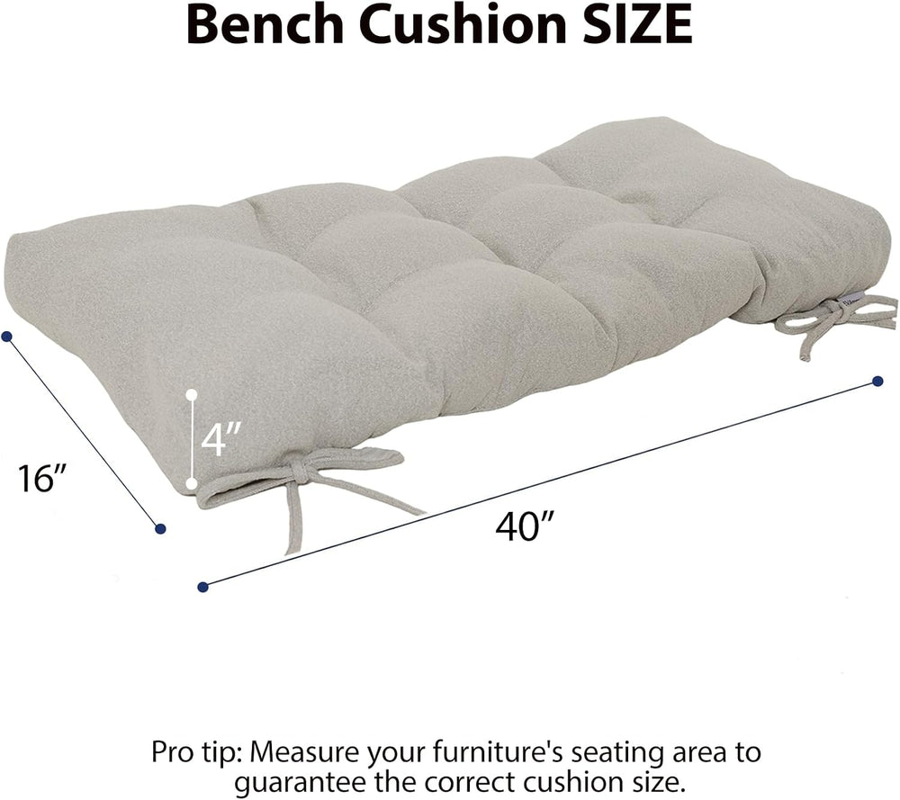 Bench Cushion,40"x16"x4" inch Patio Chair Cushion,Outdoot Benc...