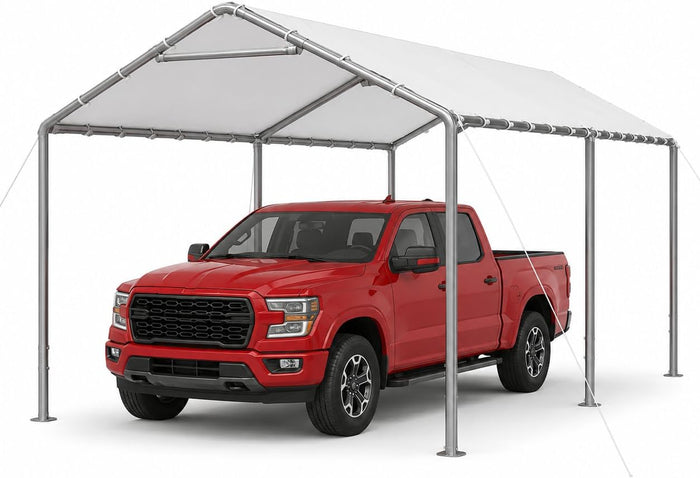 Aoxun 10x20 FT Heavy Duty Carport, Outdoor Portable Garage Shelter