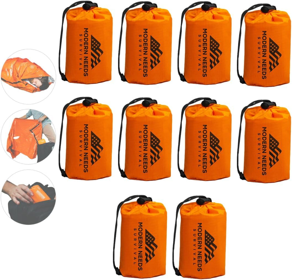 MODERN NEEDS Emergency Sleeping Bag Survival | Emergency Blanket, Bivy Sack &...