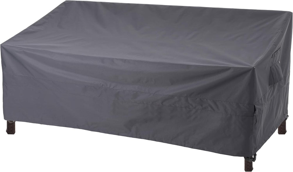 WJ-X3 Outdoor Loveseat Sofa Cover,Patio Couch Covers, 58W x 40D x 35H, Grey