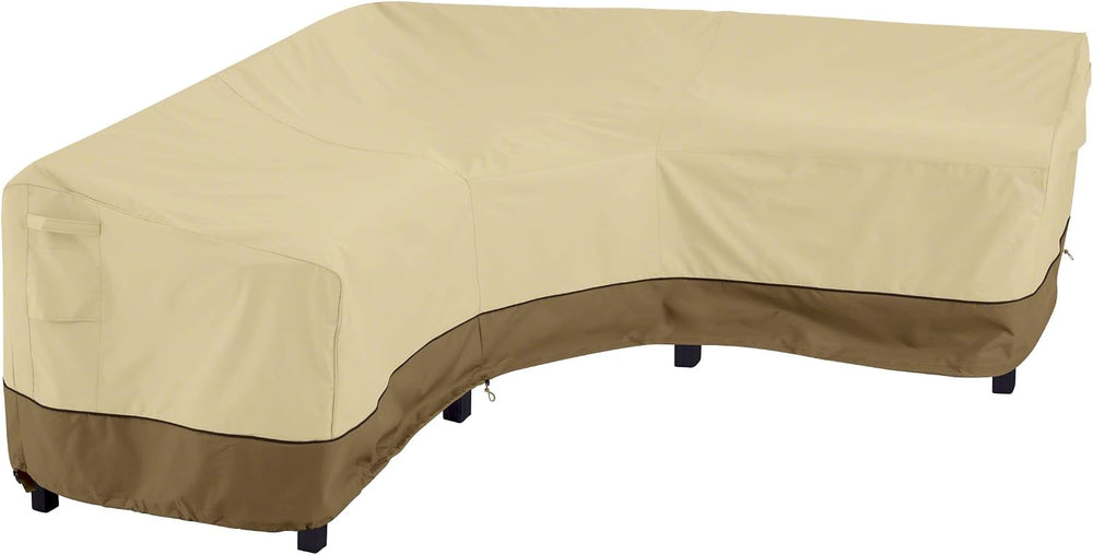 Classic Accessories 55-882-011501-RT Veranda Patio V-Shaped Sectional Sofa Co...