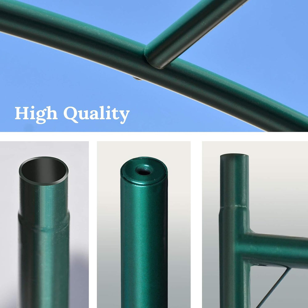 Multi-Size Large Garden Support Arch Frame Climbing Plant Arch Arbor for Flow...