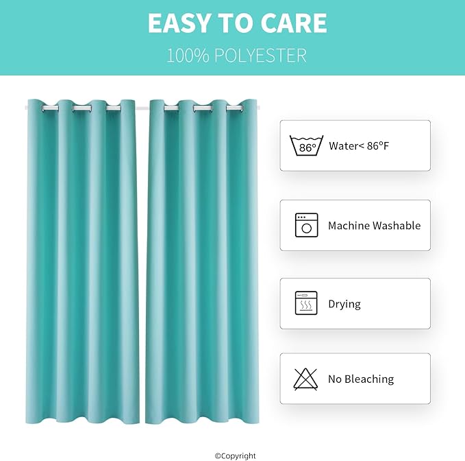 DIVA EN CAMINO DEC Outdoor Patio Curtain Waterproof Darkening Thermal Insulat...