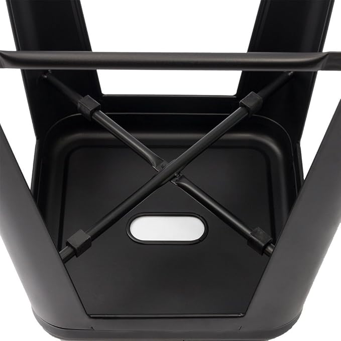 Devoko Metal Bar Stools 30" Indoor Outdoor Stackable Barstools Modern St...